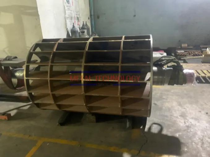 Phun phủ phục hồi Trục Rotor chân không.